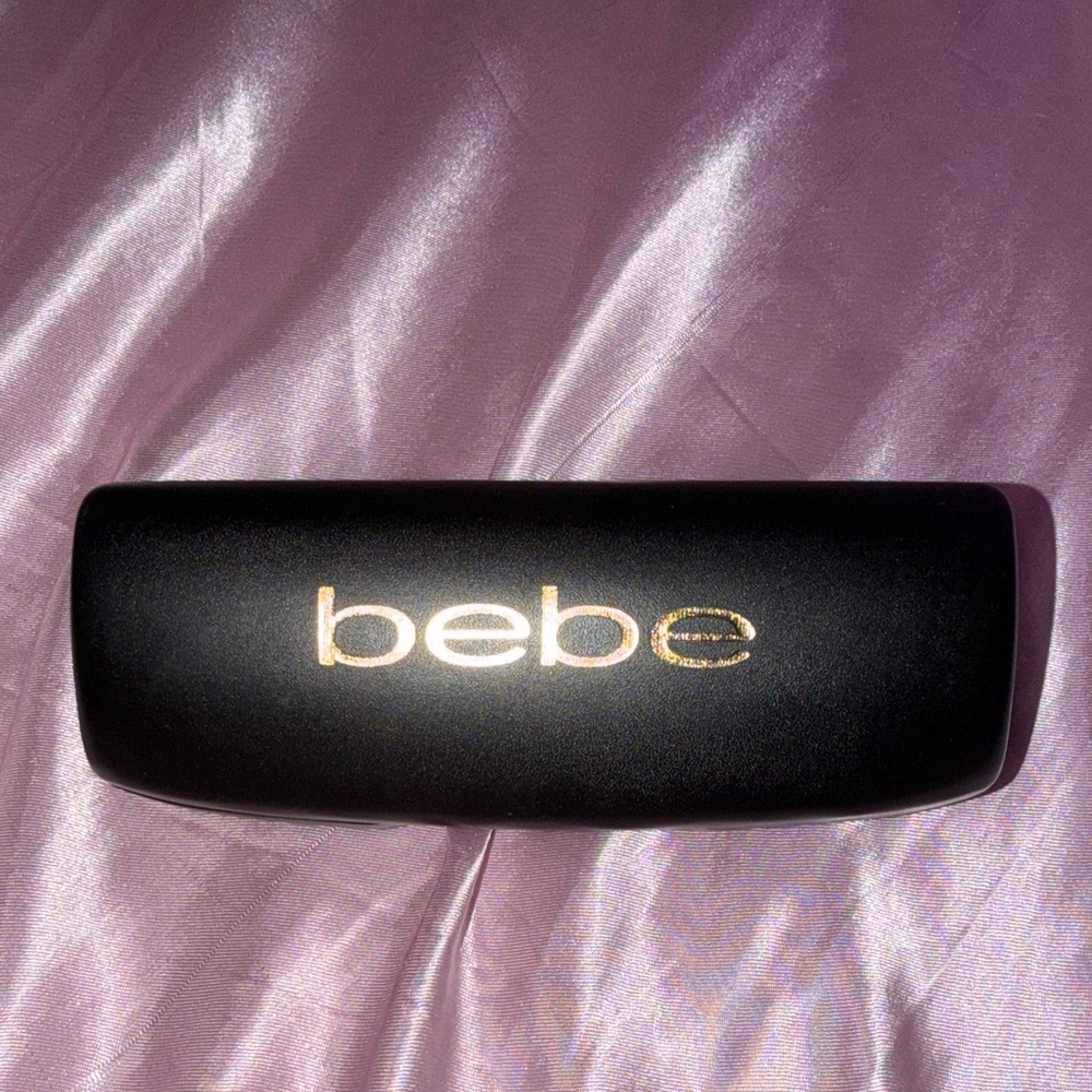 Bebe Black Case with Gold Logo